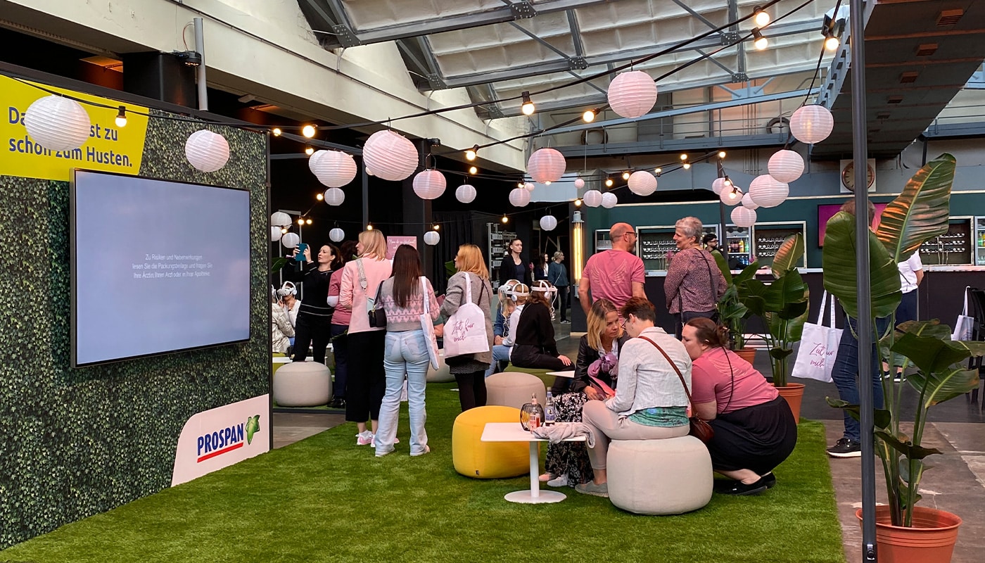 Messe Leipzig mit unserem Kunden Engelhard in der Alten Wollkämmerei